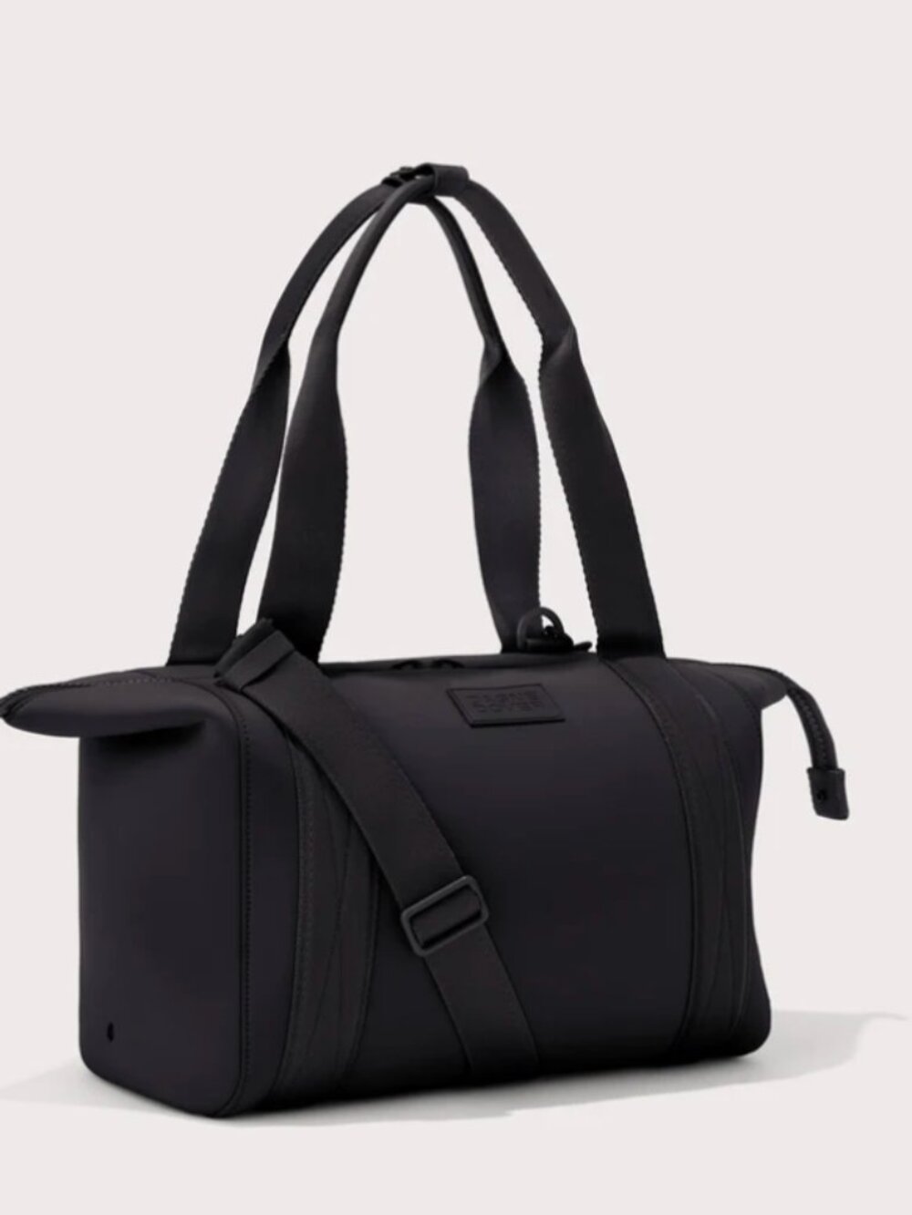 Dagne Dover Medium Landon Carryall Bag Onyx Black Neoprene - Picture 4 of 10